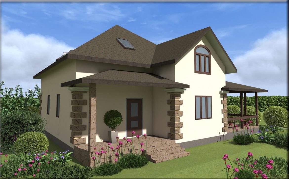 Дом из-сип-панелей 171 м2 в поселке Белогородка - фото 1